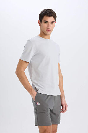 DeFactoFit NBA Brooklyn Nets Standart Fit Kısa Paça Şort D8620AX25SPGR311