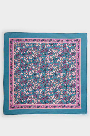 Kadın Desenli Pamuklu Bandana