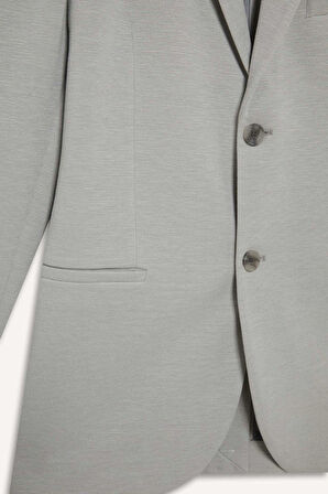 DeFacto Slim Fit Dar Kesim Yarım Astar Blazer Ceket E3447AX25SMGR323