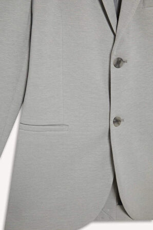 DeFacto Slim Fit Dar Kesim Yarım Astar Blazer Ceket E3447AX25SMGR323
