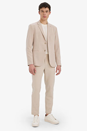 DeFacto Slim Fit Dar Kesim Yarım Astar Blazer Ceket E3447AX25SMBG193
