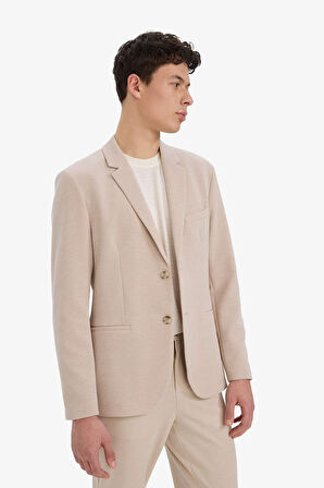 DeFacto Slim Fit Dar Kesim Yarım Astar Blazer Ceket E3447AX25SMBG193