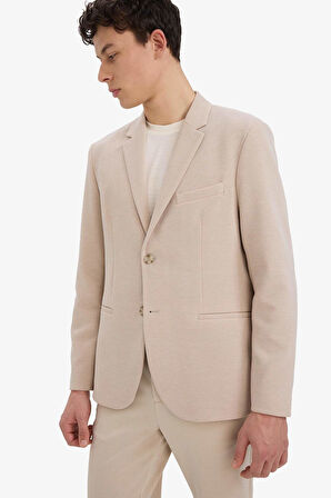 DeFacto Slim Fit Dar Kesim Yarım Astar Blazer Ceket E3447AX25SMBG193