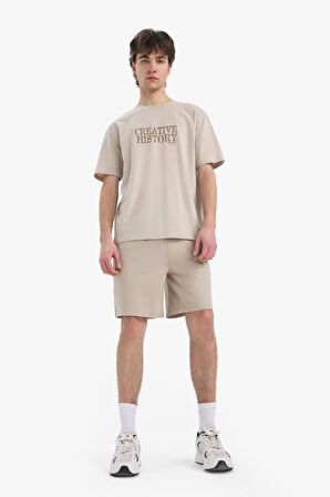 DeFacto Beli Bağcıklı Dar Paça Şort E5843AX25SMBG170