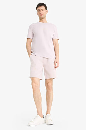 Beli Bağcıklı Dar Paça Şort