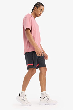 DeFactoFit NBA Chicago Bulls Standart Fit Kısa Paça Şort