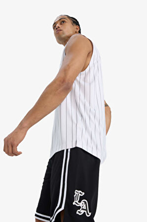 DeFactoFit Hızlı Kuruyan Standart Fit Baskılı Bisiklet Yaka Sporcu Atlet E4393AX25HSWT34