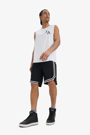 Defacto C1840 Siyah DeFactoFit Hızlı Kuruyan Standart Fit Sporcu Kısa Paça Ağır Kumaş Şort