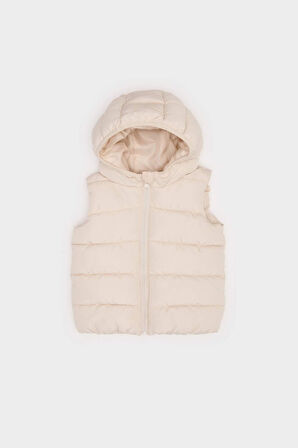 Kız Bebek Kapüşonlu Yelek