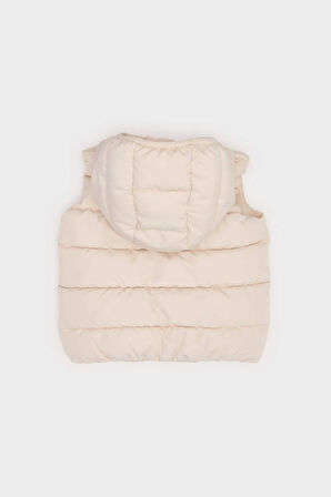 Kız Bebek Kapüşonlu Yelek