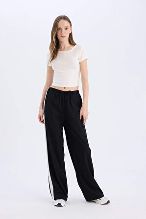 Coool Wide Leg Cepli Normal Bel Geniş Paça Pantolon