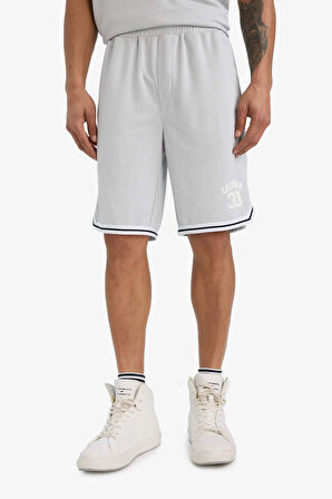 DeFactoFit Hızlı Kuruyan Standart Fit Sporcu Kısa Paça Şort C2419AX25HSGR91