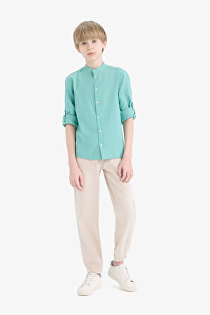 Erkek Çocuk Standart Jogger Paça Gabardin Pantolon