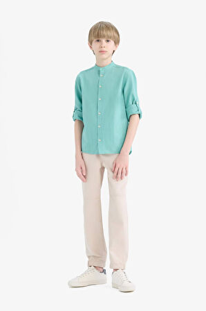 DeFacto Erkek Çocuk Standart Jogger Paça Gabardin Pantolon E5037A825SPBG757