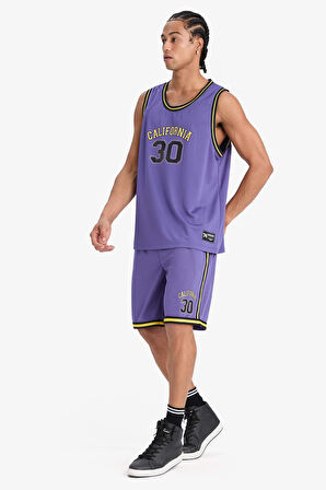 DeFactoFit Hızlı Kuruyan Standart Fit Sporcu Esnek Bantlı Paça Şort E4401AX25HSPR324