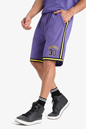 DeFactoFit Hızlı Kuruyan Standart Fit Sporcu Esnek Bantlı Paça Şort E4401AX25HSPR324