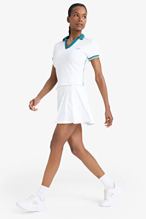 DeFactoFit Standart Fit Pileli İçi Taytlı Mini Tenis Eteği D9317AX25SPWT34