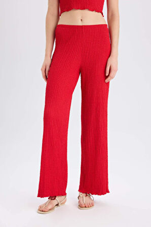 Wide Leg Geniş Paça Bürümcük Pantolon