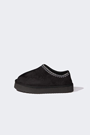 DeFacto Kadın Düz Taban Panduf E4235AX24AUBK23