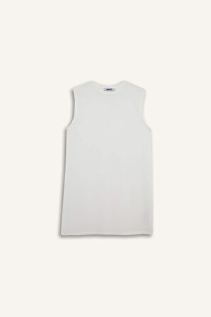 DeFacto Regular Fit Bisiklet Yaka Basic Düz Kolsuz Tesettür Tişört A8352AX25SPER225