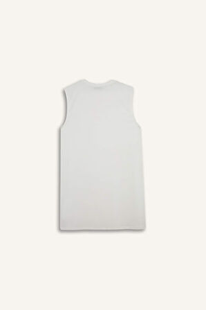 DeFacto Regular Fit Bisiklet Yaka Basic Düz Kolsuz Tesettür Tişört A8352AX25SPER225