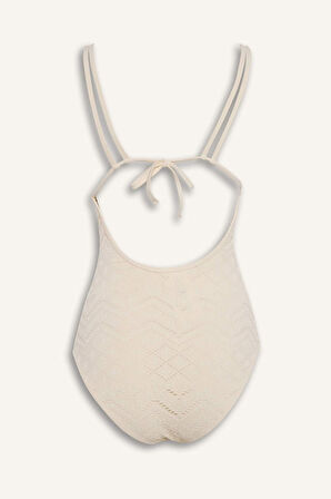 DeFacto Regular Fit Nakışlı Brode Mayo-Fall in Love B6898AX25SMER103