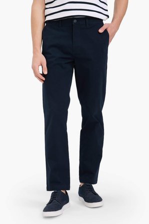 DeFacto Regular Fit Normal Kesim Cepli Düz Paça Chino Pantolon D7349AX25AUNV91