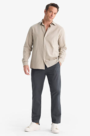 Regular Fit Normal Kesim Düz Paça Chino Pantolon