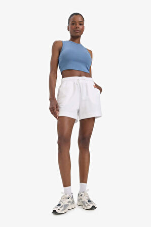 DeFactoFit Standart Fit Sporcu Kısa Paça Basic Düz Şort Z6696AZ25SMWT80