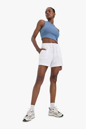 DeFactoFit Standart Fit Sporcu Kısa Paça Basic Düz Şort Z6696AZ25SMWT80