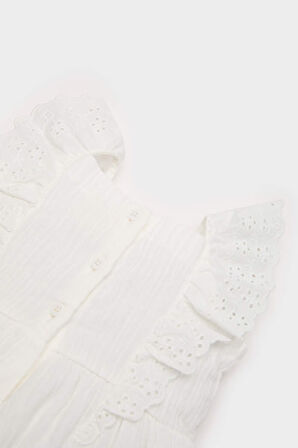 DeFacto Kız Bebek Kolsuz Poplin Yazlık Elbise E8395A525SMER105