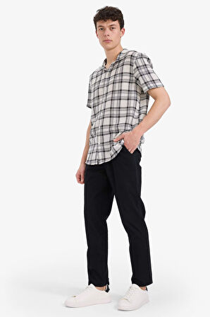 DeFacto %100 Pamuk Jogger Fit Dar Paça Pantolon Z6475AZ25AUBK81