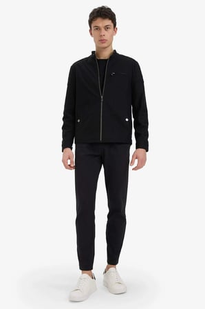 Defacto C6022AXBK81 Siyah Regular Fit Dar Paça Pantolon