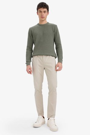DeFacto Slim Fit Dar Kesim Dar Paça Cepli Pantolon B2089AX25AUBG766