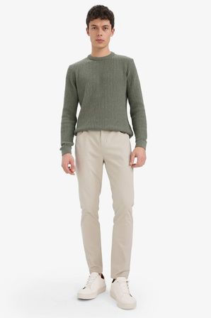 DeFacto Slim Fit Dar Kesim Dar Paça Cepli Pantolon B2089AX25AUBG766
