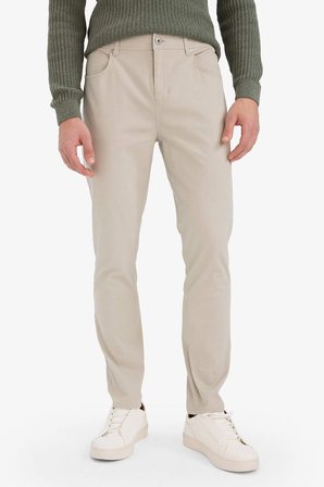 DeFacto Slim Fit Dar Kesim Dar Paça Cepli Pantolon B2089AX25AUBG766