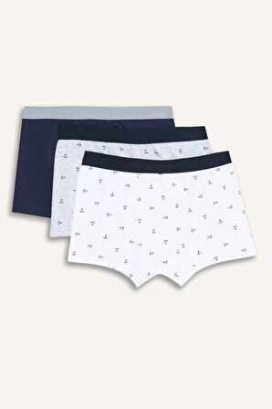 Erkek Çocuk Desenli 3'lü Boxer