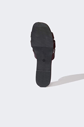 DeFacto Kadın Düz Taban Suni Deri Terlik D8981AX25SMBR131