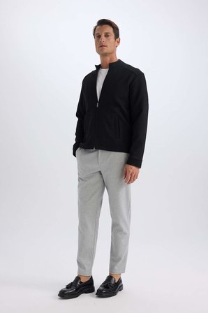 DeFacto Jogger Düz Paça Her Yöne Esneyen Yazlık Kumaş Pantolon T6317AZ25SPGR210