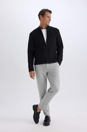 DeFacto Jogger Düz Paça Her Yöne Esneyen Yazlık Kumaş Pantolon T6317AZ25SPGR210