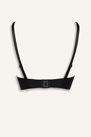 DeFacto Yarım Dolgulu Micro Dolgulu Push Up Tişört Bra-Fall in Love C1525AX25SPBK81