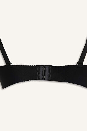DeFacto Yarım Dolgulu Micro Dolgulu Push Up Tişört Bra-Fall in Love C1525AX25SPBK81