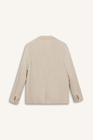 DeFacto Modern Fit Astarlı Blazer Ceket C5990AX25SPBG49