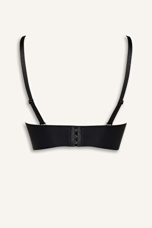 DeFacto Push Up Micro Dolgulu Push Up Straplez Sütyen-Fall in Love C1526AX25SPBK81