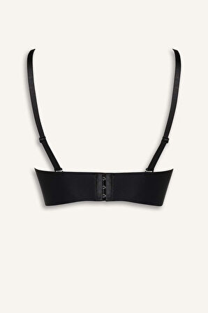 DeFacto Push Up Micro Dolgulu Push Up Straplez Sütyen-Fall in Love C1526AX25SPBK81