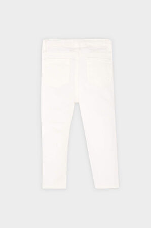 DeFacto Erkek Bebek Basic Düz Beyaz Jean Pantolon E1854A525SPWT34