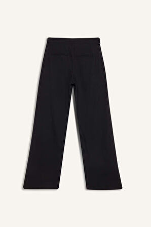 DeFacto Coool Wide Leg Kumaş Pantolon Geniş Paça Normal Bel E1369AX24WNBK27