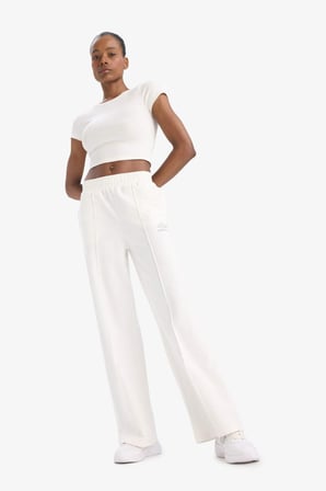 DeFacto Wide Leg Geniş Paça Çift Cepli Standart Boy Sporcu Pantolon E3563AX25SMER105
