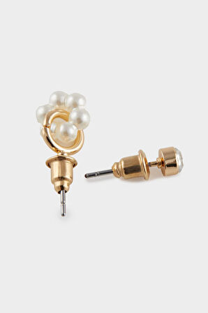 Kadın 6'lı Gold Küpe