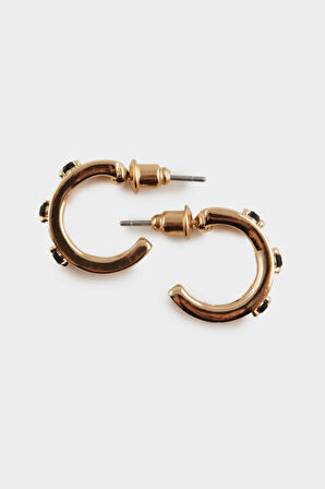 Kadın 9'lu Gold Küpe